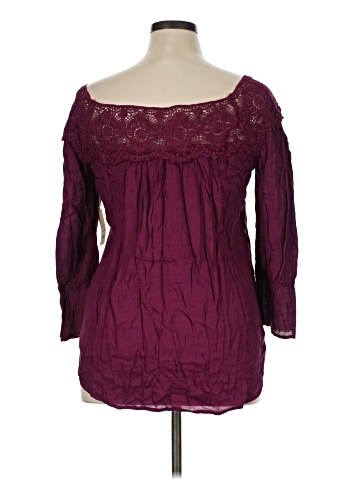 St. John's Bay 3/4 Sleeve Blouse (view 2)