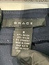 Grace Solid Blue Casual Skirt Size 8 - photo 4