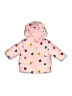 Old Navy 100% Polyester Hearts Pink Snow Jacket Size 3-6 mo - photo 1