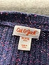 Cat & Jack 100% Polyester Tweed Blue Cardigan Size 7 - 8 - photo 3