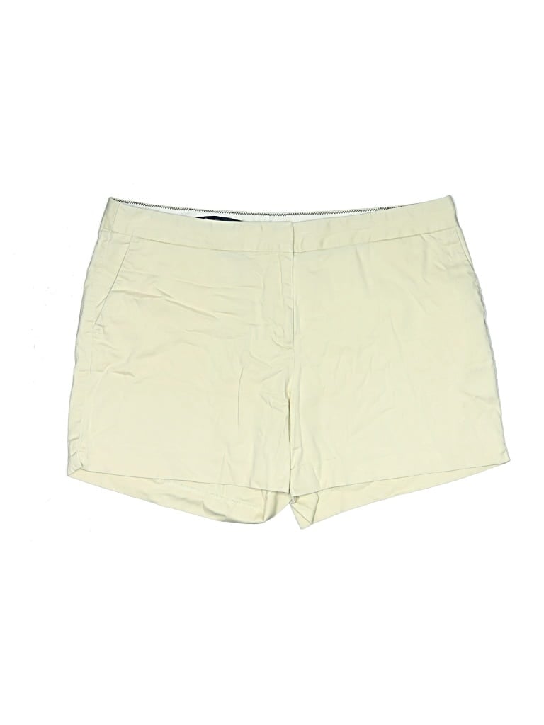 Pre-owned Brooks Brothers Khaki Shorts In Ivory
