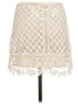 TOBI 100% Polyester Ivory Casual Skirt Size Med - Lg - photo 2