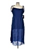 BCBG Paris Blue Cocktail Dress Size L - photo 1