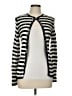 AK Anne Klein 100% Rayon Black Silver Cardigan Size L - photo 1