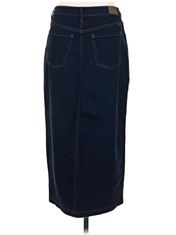 Anne Klein Denim Skirt (view 2)