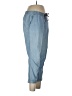 Point Sur 100% Cotton Blue Casual Pants Size 10 - photo 4