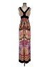ECI Paisley Brown Casual Dress Size 4 - photo 1