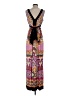 ECI Paisley Brown Casual Dress Size 4 - photo 2