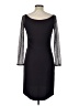 Vera Wang 100% Silk Purple Black Cocktail Dress Size 10 - photo 2
