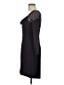 Vera Wang 100% Silk Purple Black Cocktail Dress Size 10 - photo 5