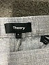 Theory Houndstooth Gray Linen Pants Size 6 - photo 7