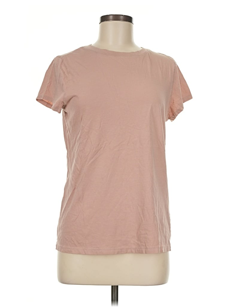 Pre-owned Universal Thread Short Sleeve T-shirt In Tan