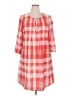 Unbranded Plaid Red Casual Dress Size XL - photo 1