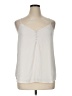 Ann Taylor LOFT 100% Polyester Ivory Sleeveless Blouse Size XL - photo 1