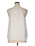Ann Taylor LOFT 100% Polyester Ivory Sleeveless Blouse Size XL - photo 2