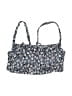 Xhilaration Floral Blue Swimsuit Top Size Fits all D/DD - photo 1
