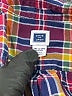 Janie and Jack 100% Cotton Plaid Blue Long Sleeve Button-Down Shirt Size 18-24 mo - photo 3