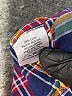 Janie and Jack 100% Cotton Plaid Blue Long Sleeve Button-Down Shirt Size 18-24 mo - photo 4
