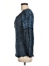 Robert Louis 100% Rayon Blue Long Sleeve Blouse Size M - photo 5