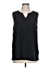 Lands' End 100% Cotton Black Sleeveless Top Size L - photo 1