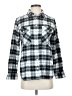 Pendleton Plaid Teal Long Sleeve Button-Down Shirt Size S - photo 1
