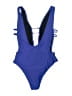 Noisy May Solid Blue One Piece Swimsuit Size M - photo 2