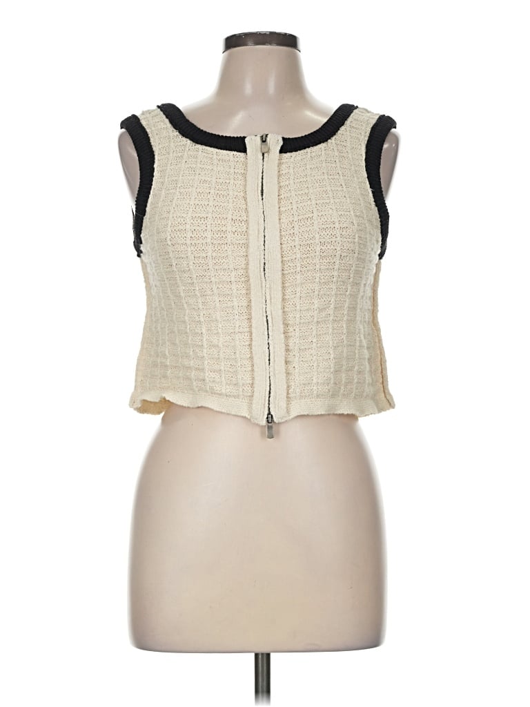Pre-owned We The Free Tank Top Ivory Strapless Neckline Tops