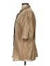 Eberjey 100% Linen Tan 3/4 Sleeve Button-Down Shirt Size L - photo 5