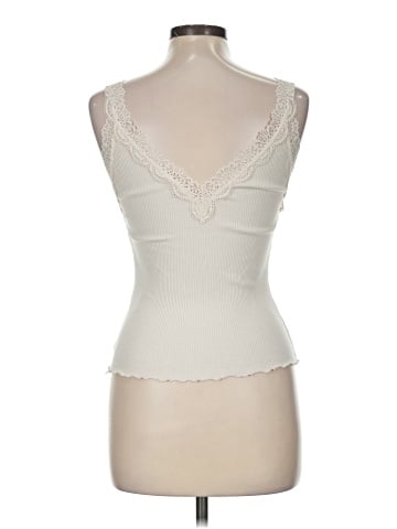 Madewell Lace-Trim V-Neck Tank (view 2)