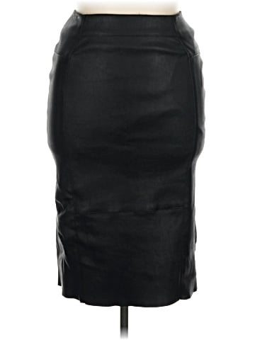 CIGNO NERO Leather Skirt (view 1)