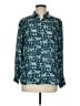 J.Crew Paisley Blue Long Sleeve Blouse Size 6 - photo 1
