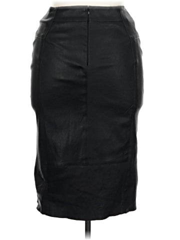 CIGNO NERO Leather Skirt (view 2)