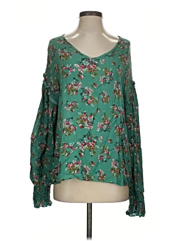 Vine & Love 3/4 Sleeve Blouse (view 1)