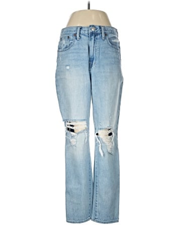 Madewell The Perfect Vintage Jean in Calabria Wash: Ripped Edition (view 1)