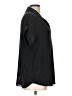 Pleione 100% Polyester Black Short Sleeve Blouse Size L - photo 4