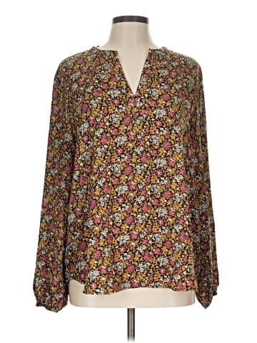 Ann Taylor LOFT Long Sleeve Blouse (view 1)
