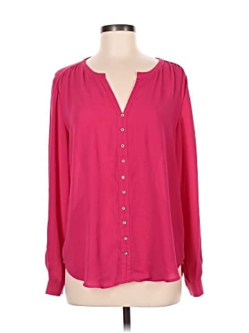 New York & Company Long Sleeve Blouse (view 1)