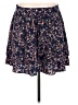 Unbranded 100% Polyester Floral Blue Casual Skirt Size 6 - photo 1