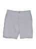 Under Armour 100% Polyester Solid Gray Shorts Size 8 - photo 1