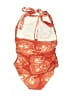 EOMENIE Paisley Orange Two Piece Swimsuit Size M - photo 2
