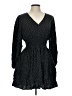 Gap 100% Rayon Polka Dots Black Casual Dress Size L - photo 1