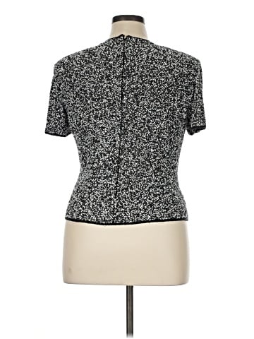Papell Boutique Evening Short Sleeve Top (view 2)