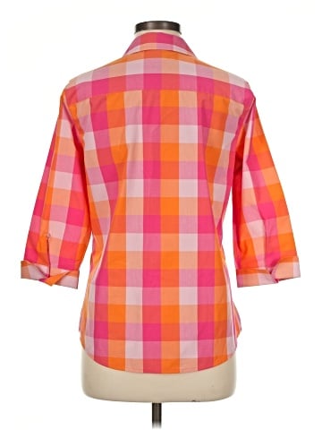Foxcroft 3/4 Sleeve Button-Down Shirt (view 2)