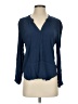 Lulus 100% Rayon Blue Long Sleeve Blouse Size S - photo 1