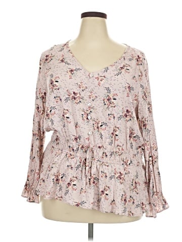 Maurices 3/4 Sleeve Blouse (view 1)