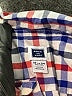 Janie and Jack 100% Cotton Checkered-gingham Blue Long Sleeve Button-Down Shirt Size 18-24 mo - photo 3