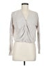 Theory Silver Long Sleeve Blouse Size S - photo 1