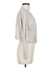 Theory Silver Long Sleeve Blouse Size S - photo 4