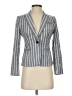 Banana Republic Stripes Gray Blazer Size 2 Petite - photo 1