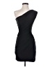 Soprano Solid Black Cocktail Dress Size XS - photo 1